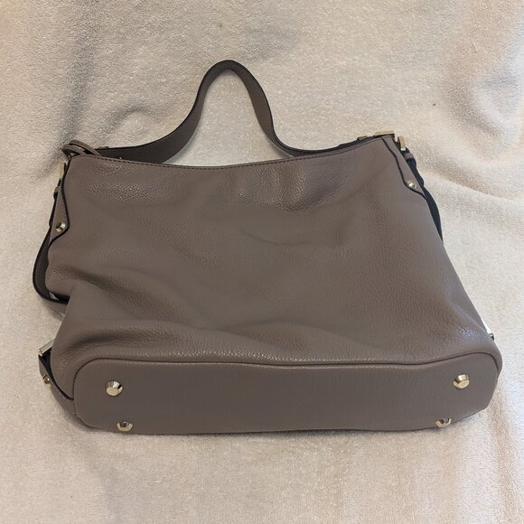 Michael Kors Tan Pebble Leather Hobo Shoulder Purse - Picture 2 of 3